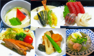 宴 会 の 料 理